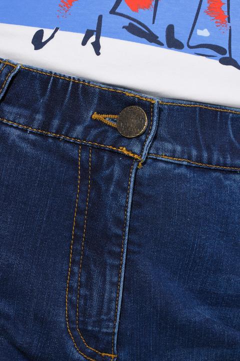 Immagine prodotto Ulla Popken Boyfriend jeans con taglio della gamba ampio, cinque tasche e materiale riciclato (42)