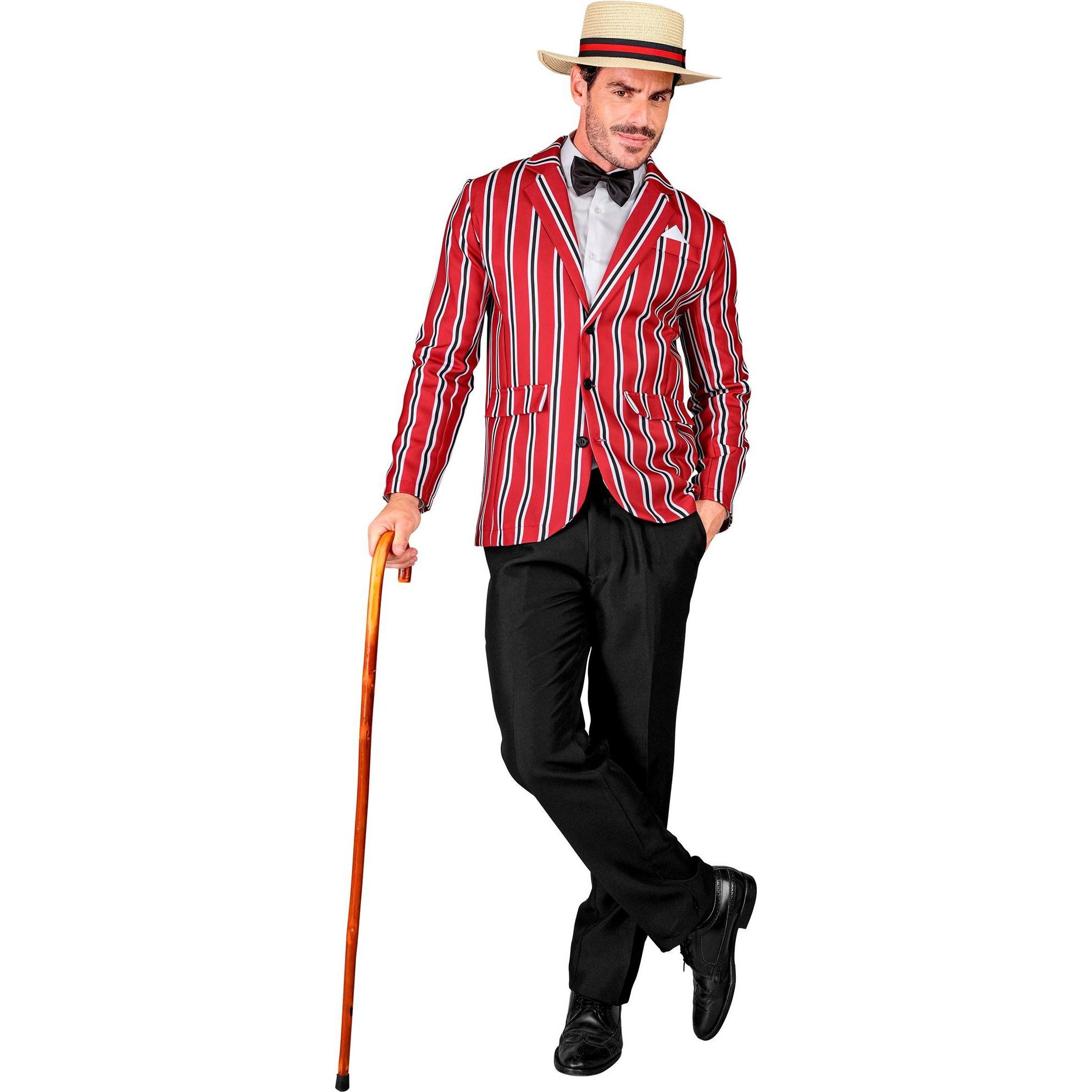 Thumbnail - Widmann The Roaring 20s Jackett, Fliege, Hut (XXL)