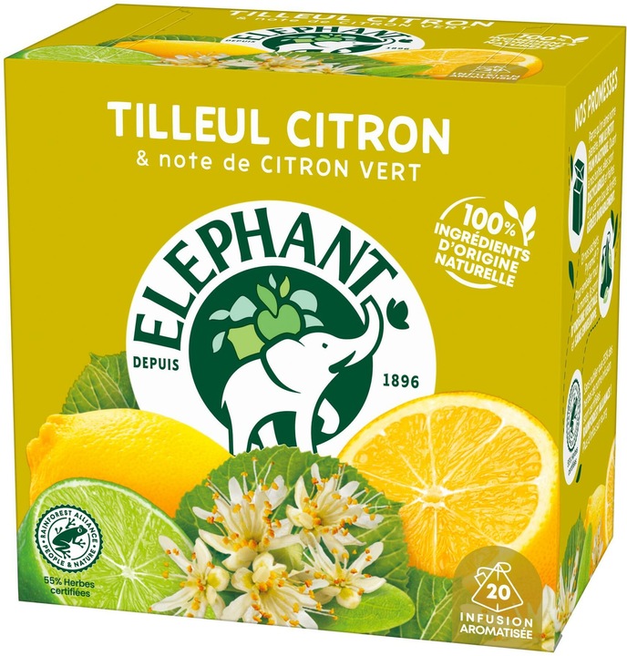 Image du produit Elephant Infusion Tilleul Citron (28 g)