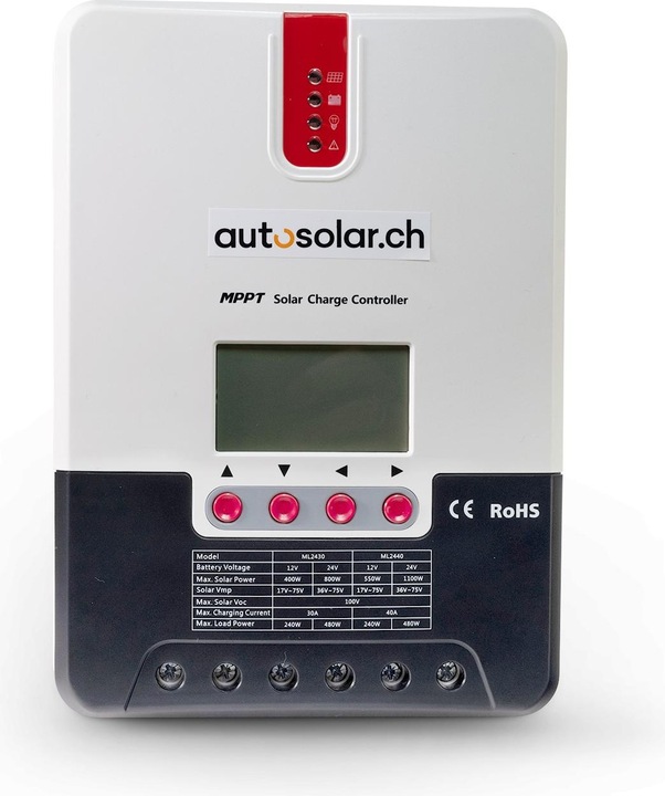 Immagine prodotto Autosolar Pacchetto completo Sistema solare 670W con batteria 2 x 220Ah e inverter 2000W (335 W)