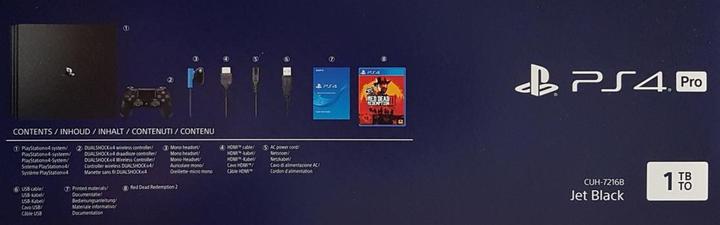 Image du produit Sony Playstation 4 Pro 1 To + Red Dead Red Redemption 2