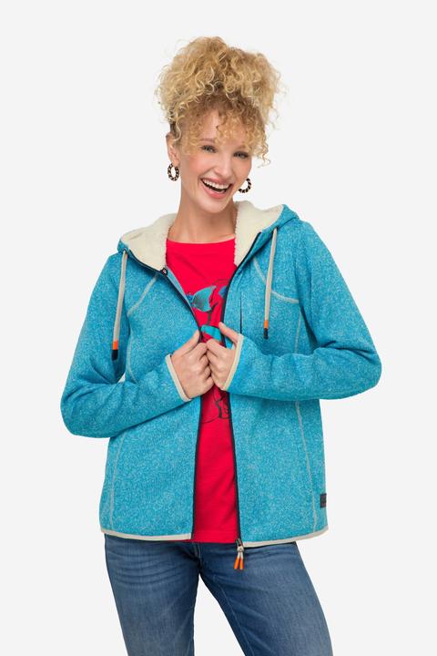 Produktbild Laurasøn Hoodiejacke, Fleece, Teddy-Kapuze, Zipper, Langarm (L)