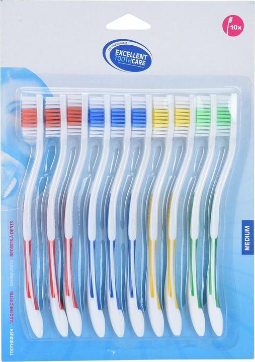 Produktbild Excellent Dentalcare Zahnbürsten 10-er Set (10 x)