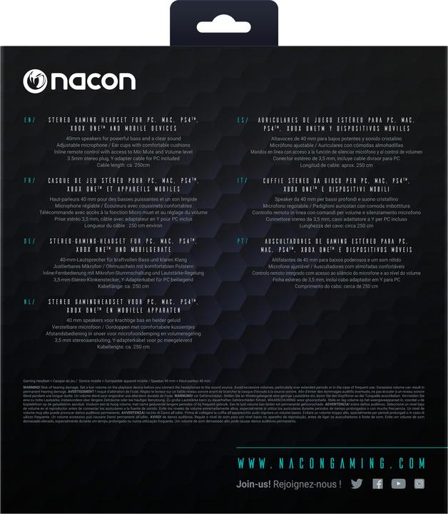 Actual product image Nacon Gaming GH-110 (Cable)