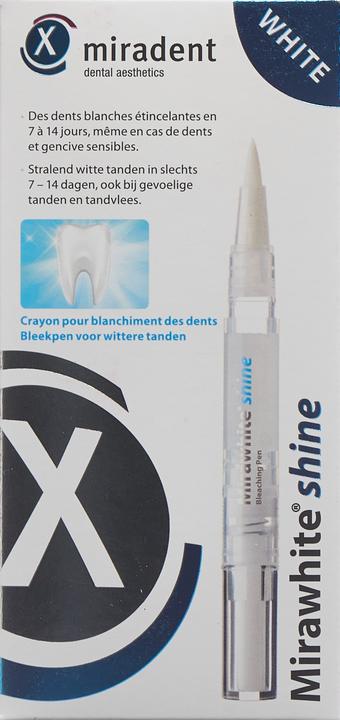 Produktbild Miradent .Mirawhite shine, Zahnaufhellungsstift (1.80 ml, Bleaching Stift)
