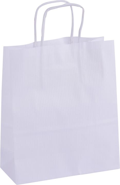 Produktbild Agipa Papiertragetasche - aus Kraftpapier, klein, weiá (1 Stk.)