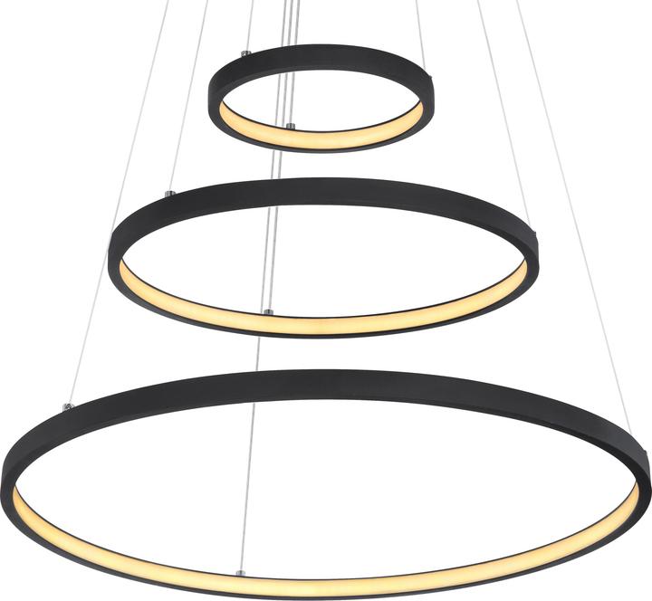 Produktbild Globo Hängeleuchte Ralph schwarz matt 1xLED (6100 lm)