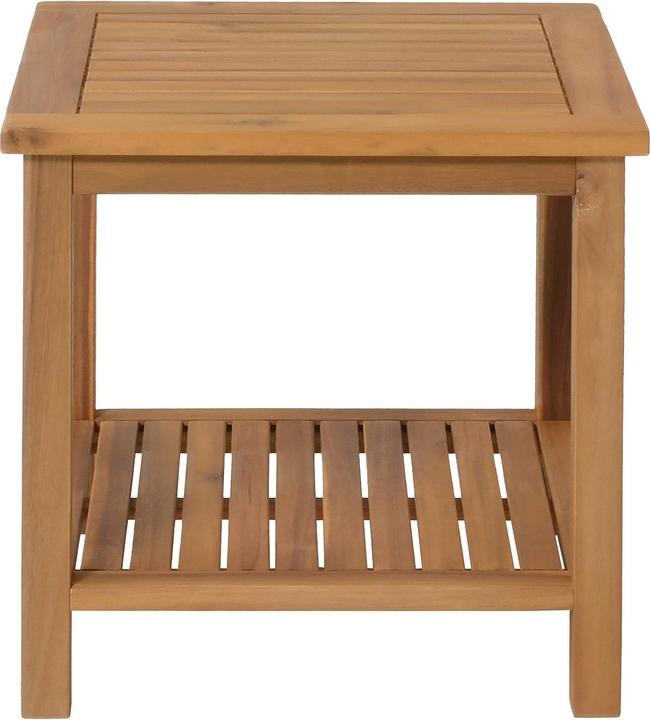 Actual product image Garden Pleasure IOWA Beistelltisch Holz akazie 45,0 x 45,0 x 45,0 cm