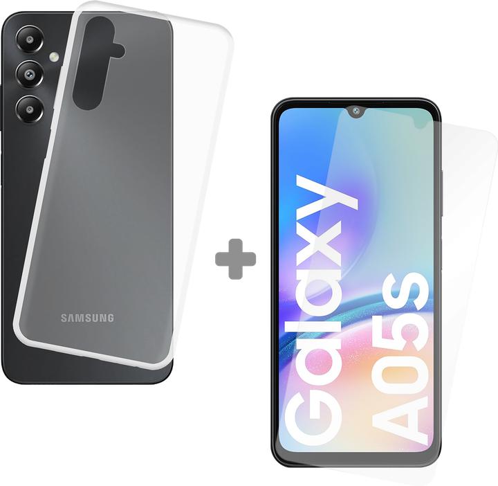 Actual product image Cazy Silicone Case Compatible with Samsung Galaxy A05s - Soft TPU Protection Transparent + Display (Samsung Galaxy A05s)