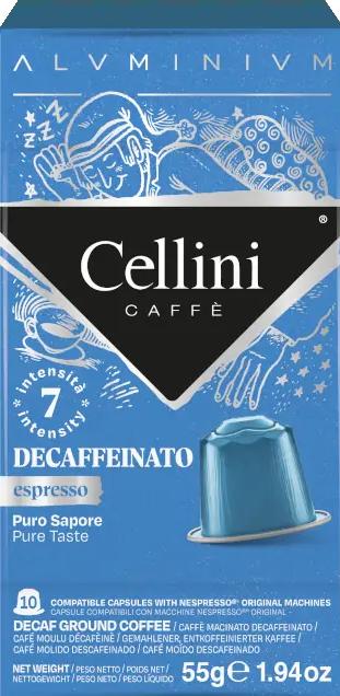 Actual product image Cellini Espresso decaffeinated (10 x Port.)
