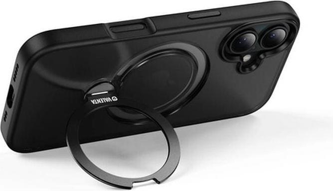 Actual product image Valenta Back Cover Magsafe Frost Iphone 16 Schwarz, Grundfarbe (Apple iPhone 16)