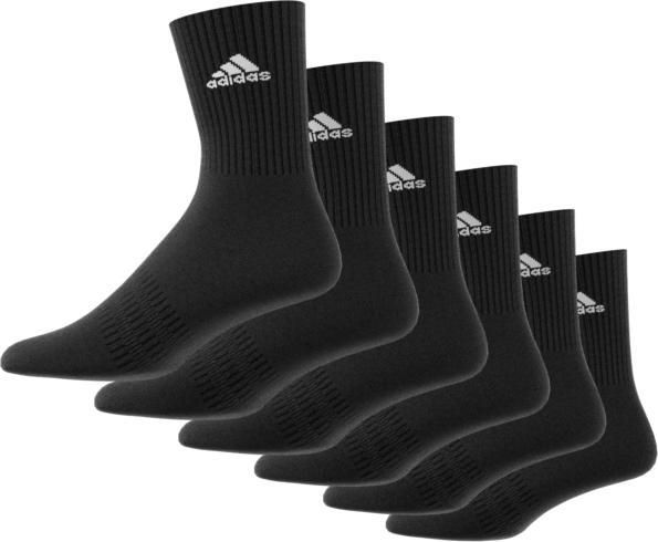 Produktbild adidas Cushioned Sportswear Crew Socken, 6 Paar (6er Pack, L)