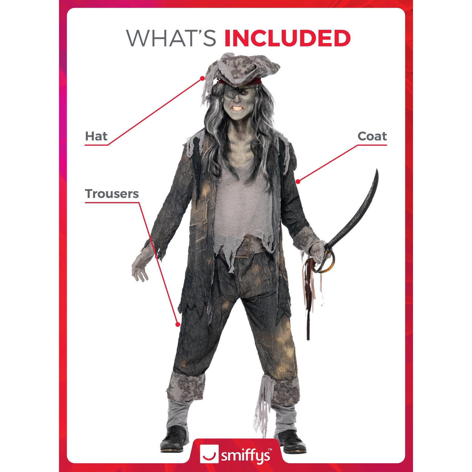 Thumbnail - Smiffys Ghost Ship Ghoul (L)