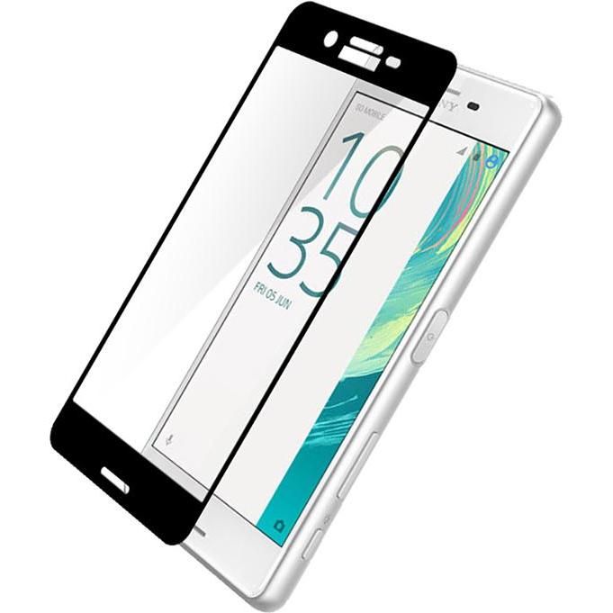 Tellur Tempered Glass full cover for Xperia XA1, Black (1 Stück, Sony Xperia XA1), Smartphone Schutzfolie, Schwarz