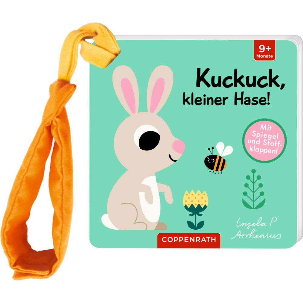 Coppenrath, Babybücher, Mein Filz-Fühlbuch für den Buggy: Kuckuck, kleiner Hase! (Deutsch)