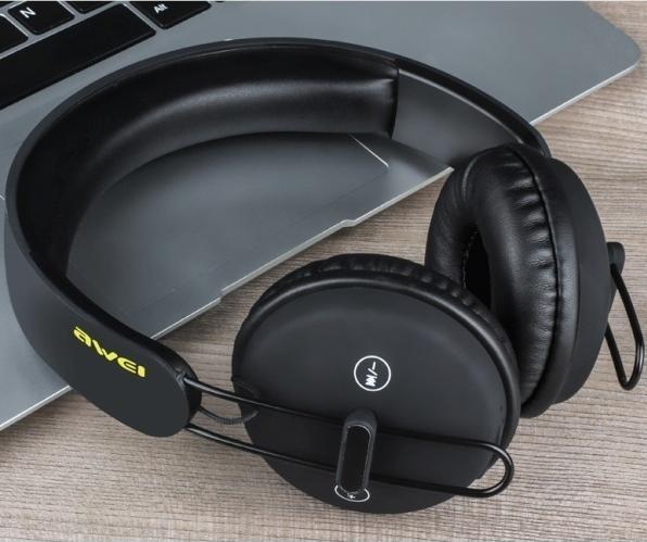 Actual product image Awei Bluetooth headphones A800BL black (ANC, 5 h, Wireless)