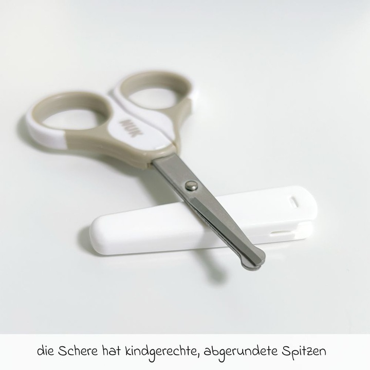 Immagine prodotto NUK Forbici per unghie per bambini, sicure e precise, per la cura delle unghie dei bambini, con