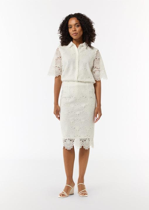 Produktbild Comma Rock mit Lochspitze im Slim Fit (40)