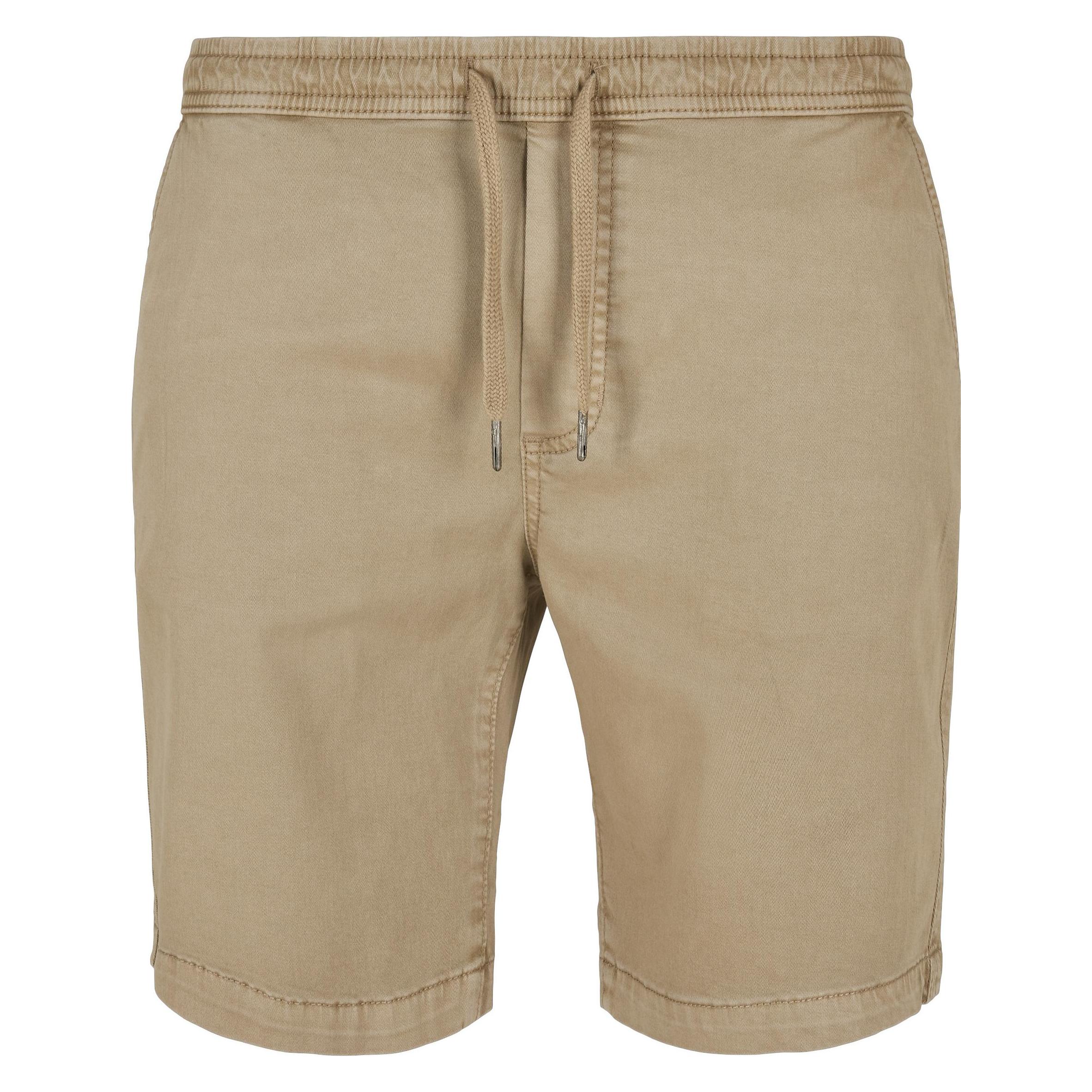 Urban Classics, Herren, Shorts, Stretch Twill Joggshorts - 1202, Beige, (4XL)