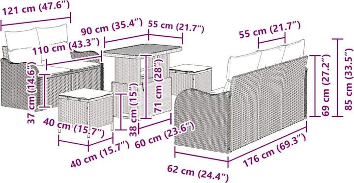 Produktbild vidaXL Bella