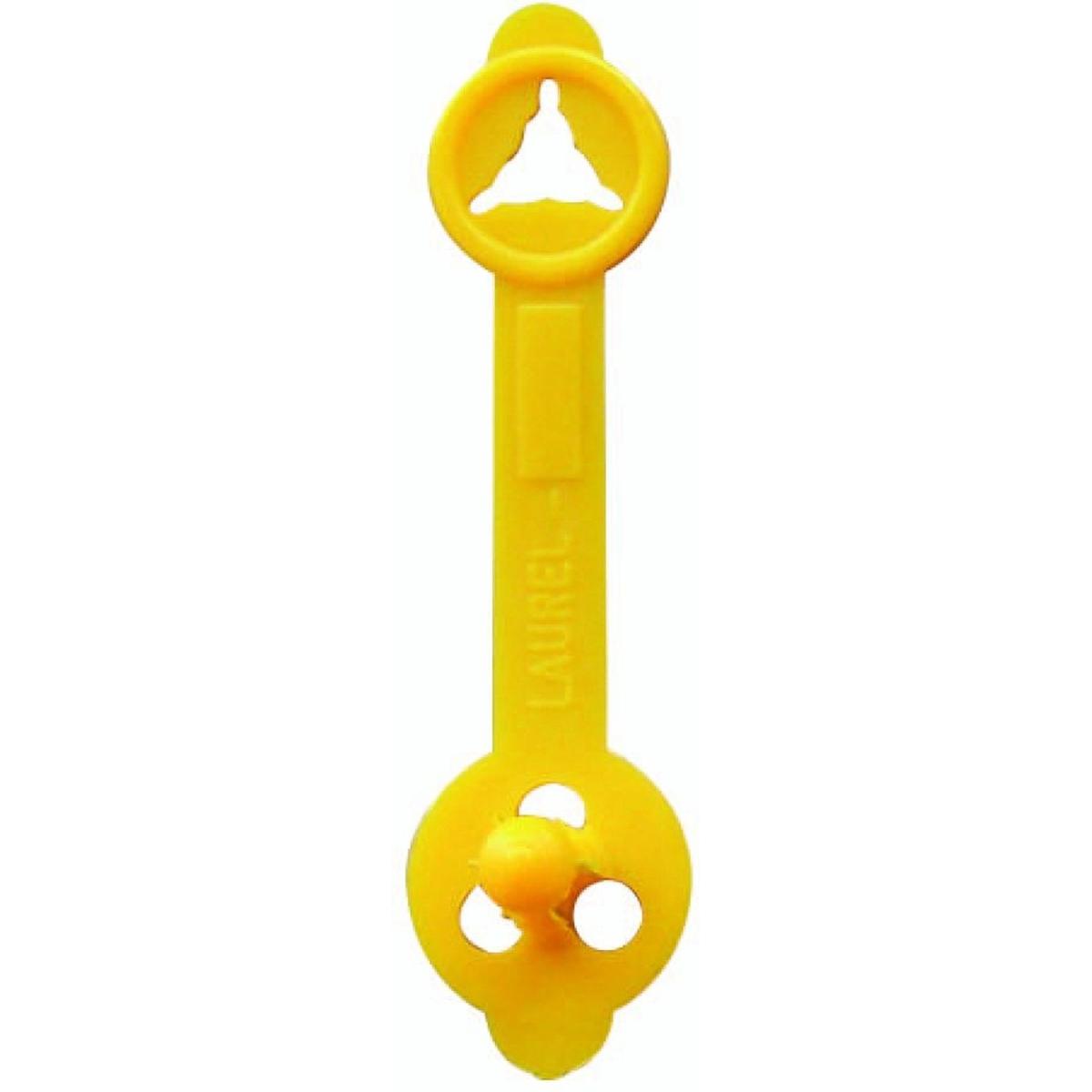 Laurel, Verpackungsmaterial, Briefknopf Beta 30mm VE=500 Stück gelb (1 Stück)