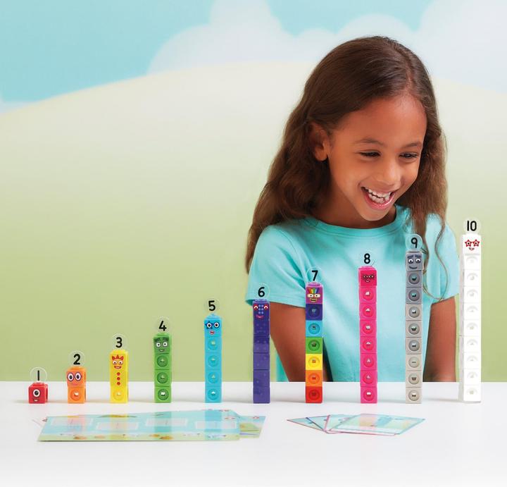 Immagine prodotto Learning Resources Set di attività MathLink® Cubes Numberblocks® 1-10 (Tedesco, Olandese, Spagnolo, Francese)