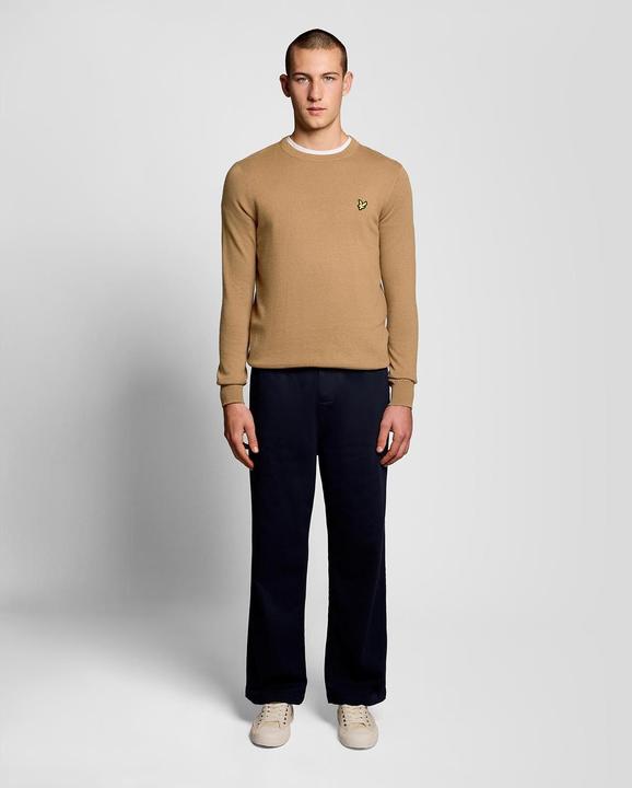 Image du produit Lyle and Scott Pull col rond coton mérinos (L)