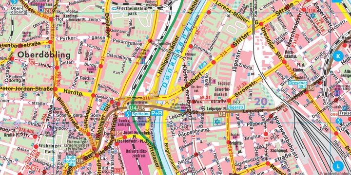 Produktbild Wien Grossraum Riesenatlas, Städteatlas 1:15.000