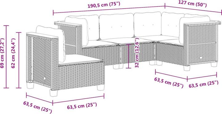 Produktbild vidaXL Barrett