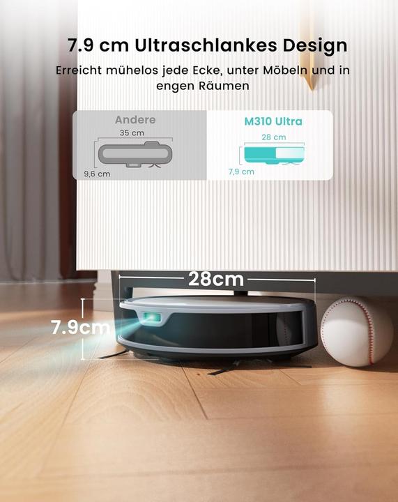 Produktbild Aspirapolvere Robot M310U