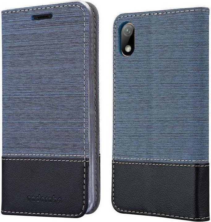 Produktbild Cadorabo Book Jeans Optik Cover (Huawei Y5 (2019))
