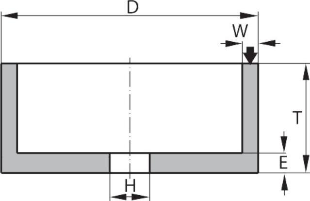 Produktbild Tyrolit Topf-Schleifscheibe (80)