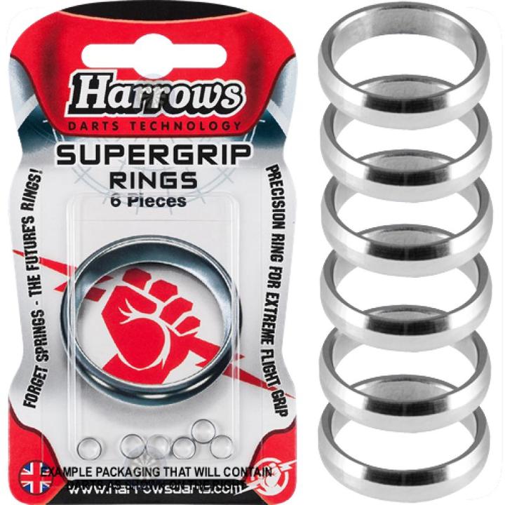 Harrows Schaftringe Set Supergrip Ersatzringe