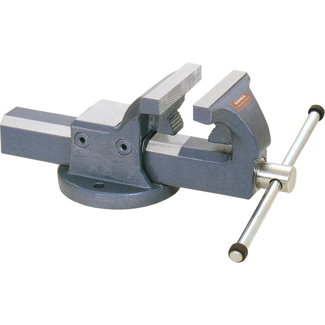 Kanca, Schraubstock + Zwinge, Fortissimo Fix Parallelschraubstock (Schraubstock) Backenbreite 100 mm C43 Stahl (125 mm)
