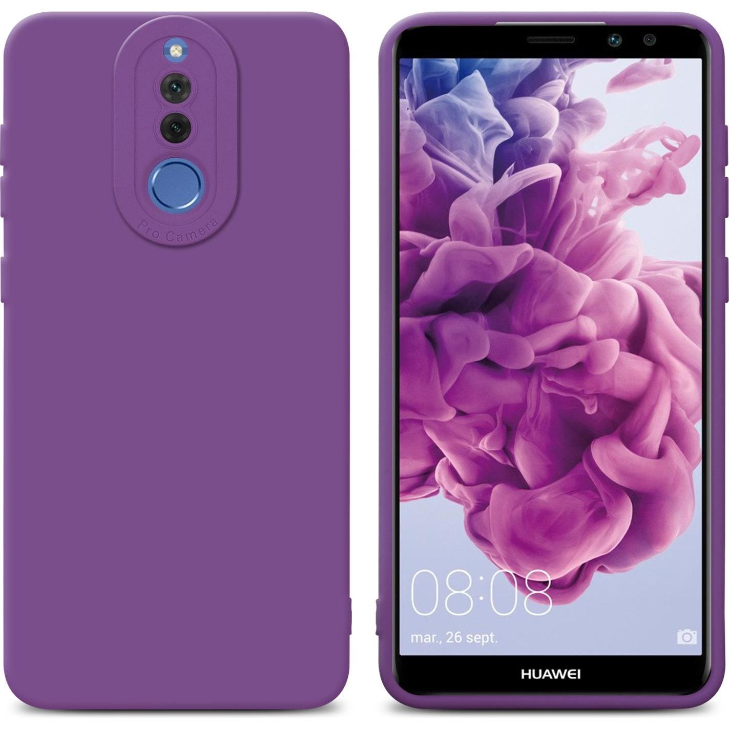 Thumbnail - Cadorabo Hülle für Huawei MATE 10 LITE im TPU Fluid LM162 Style (Huawei Mate 10 Lite), Smartphone Hülle, Violett