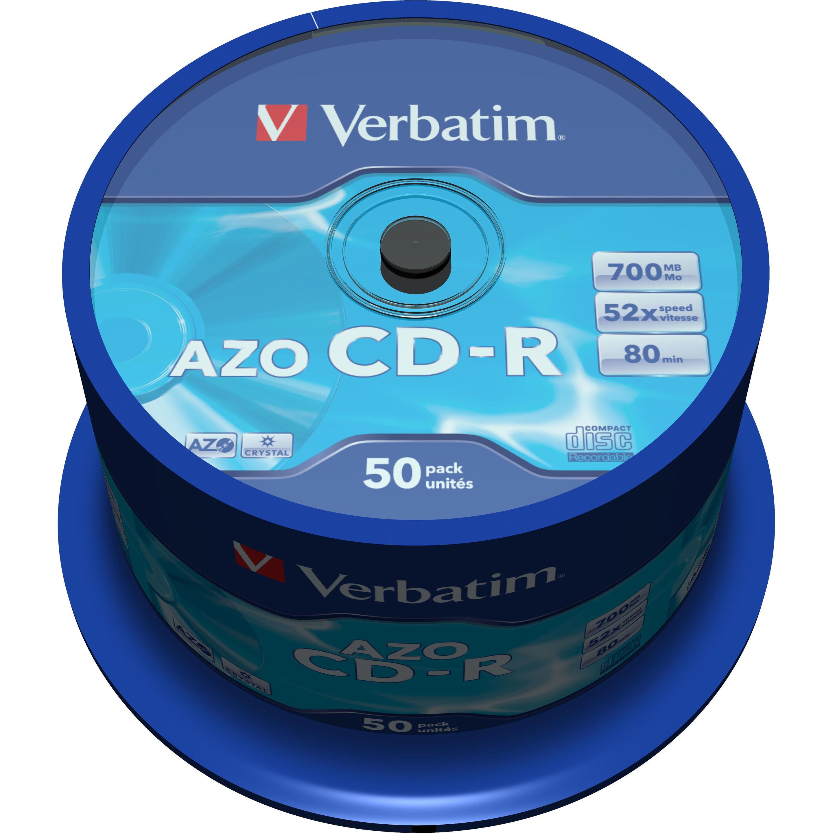 Verbatim Cd-R (50 x), Optischer Datenträger