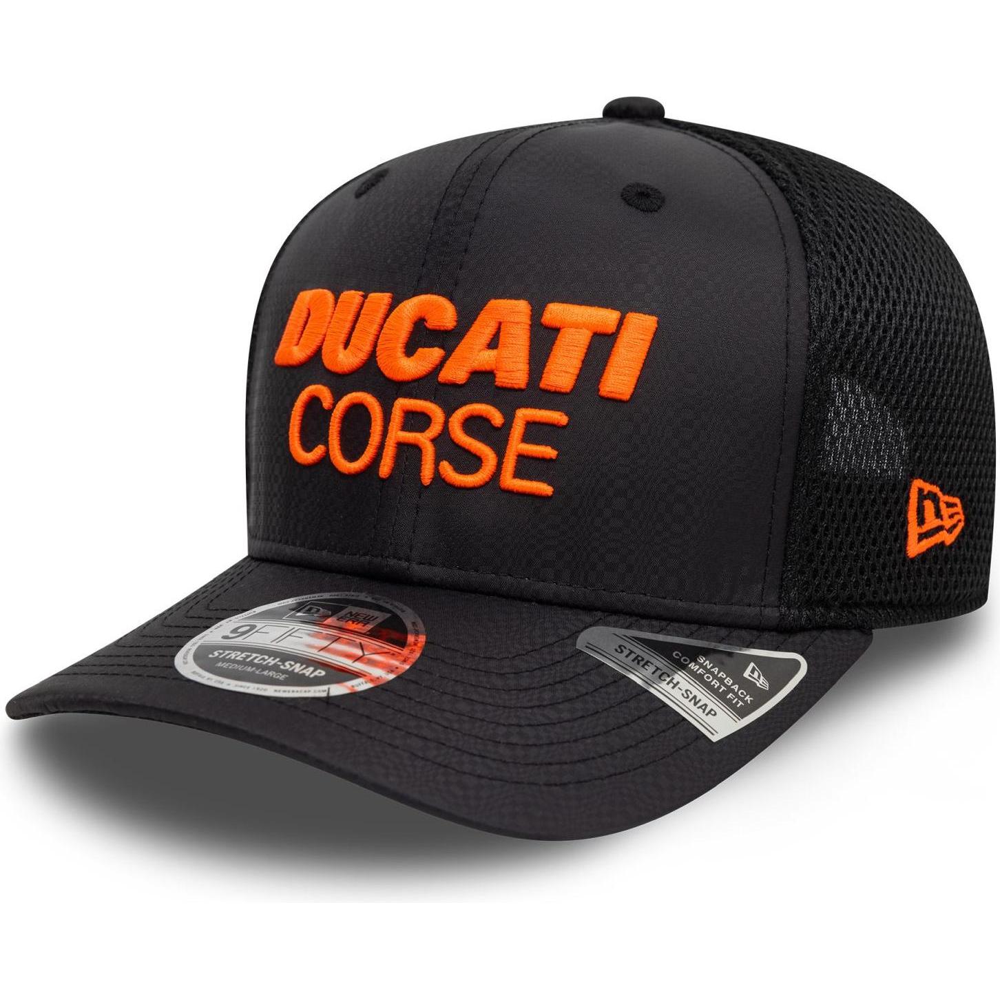 New Era, Herren, Cap, 9Fifty Stretch Snapback Cap - GRADIENT Ducati Motors, Schwarz, (M)
