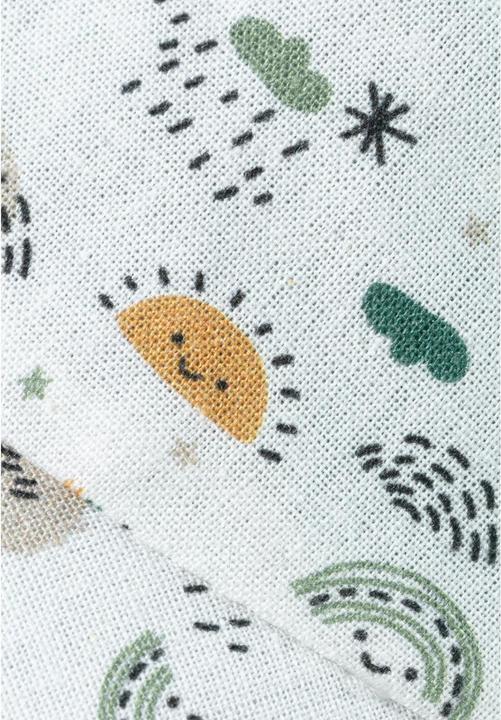 Immagine prodotto Sterntaler Cappello da sole con protezione per il collo verde pietra arcobaleno taglia 49 (49)