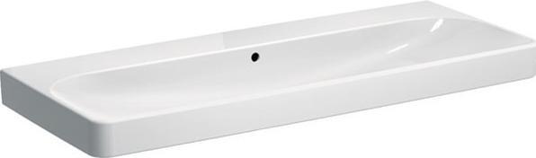 Actual product image Geberit Keramag / washbasin Smyle Square 120 cm white without tap hole 500225011 (480 mm, 1200 mm)