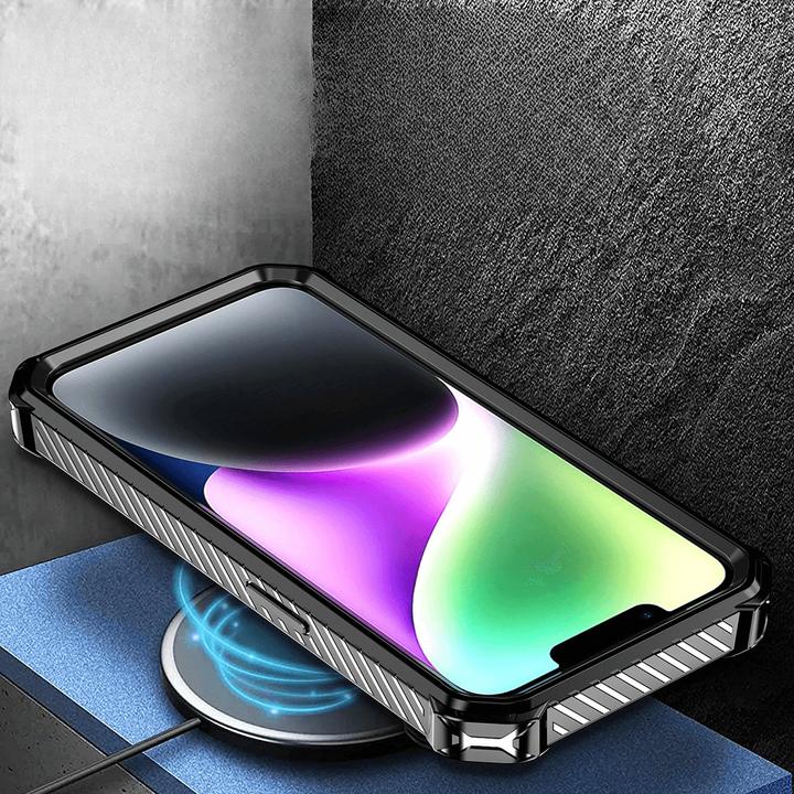Produktbild Cover-Discount iPhone 15 Pro - Armor Case mit Kickstand schwarz (Apple iPhone 15 Pro)