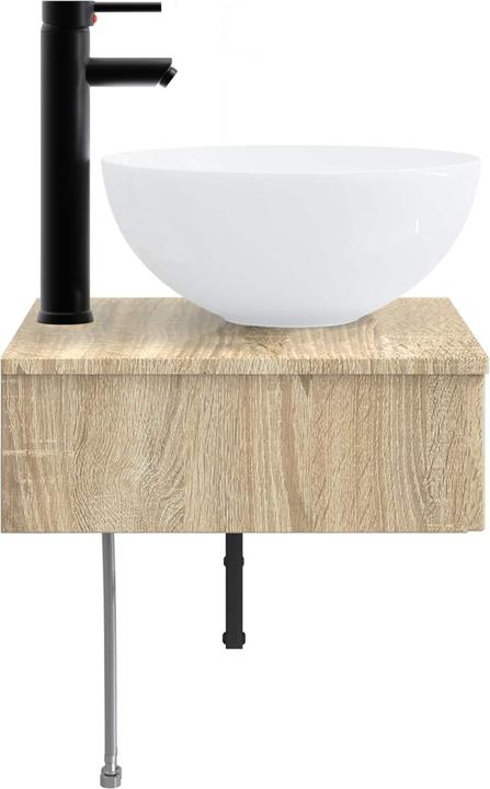 Actual product image vidaXL Wandmontiertes Waschbecken (405 mm, 410 mm)