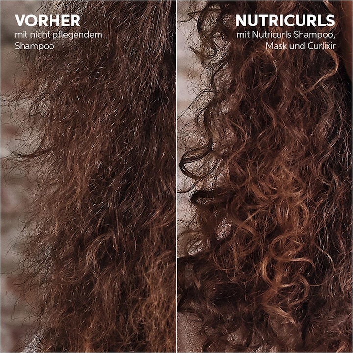 Image du produit Wella NutriCurls Mizellen-Shampoo für Locken (1000 ml, Shampoing liquide)