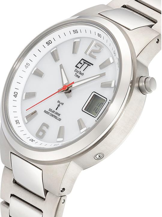 Produktbild ETT EGT-11467-11M Solar Drive Funkuhr Everest II Titan Herrenuhr 41mm 5ATM (Digitaluhr, Analoguhr, Funkuhr, 41 mm)
