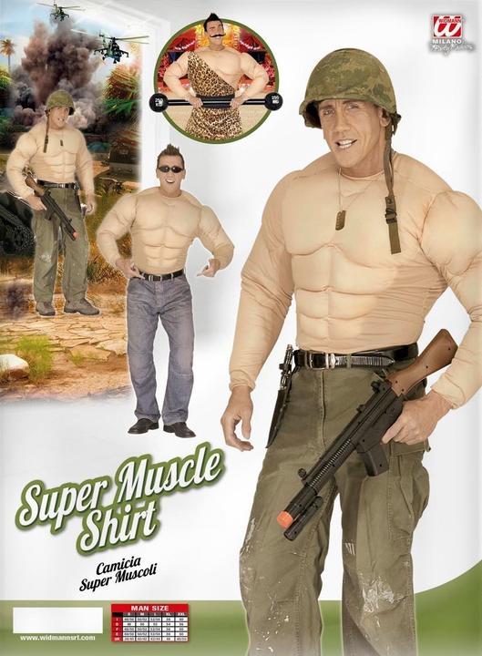 Actual product image Widmann Super Muscle Shirt (XL)