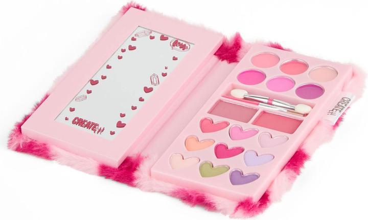 Actual product image Create It! Fluffy heart make-up booklet