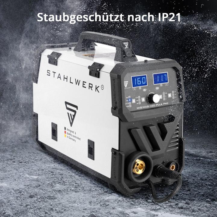 Produktbild Stahlwerk Schweissgerät MIG MAG 160 Puls Pro IGBT Kombigerät mit 160 Ampere