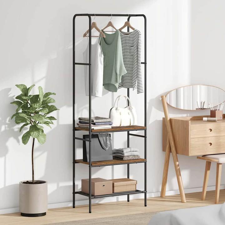 Actual product image vidaXL Coat rack