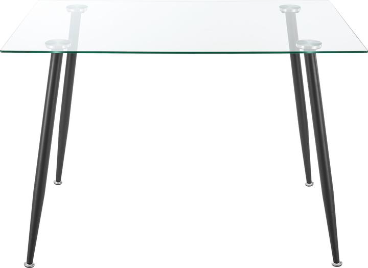 Actual product image En.Casa Glass table Hyrynsalmi black