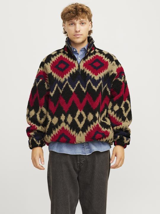 Produktbild Jack & Jones Einfarbig Fleece Sweatshirt Fleece Sweatshirt (L)