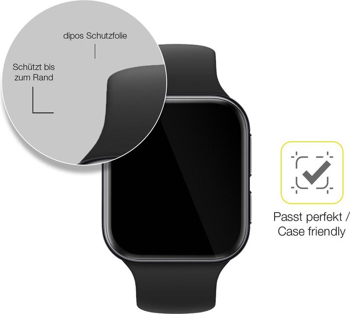 Produktbild Dipos Displayschutzfolie Full-Cover 3D (Oppo Watch 3)